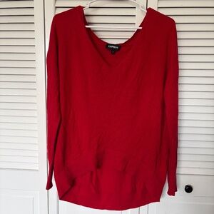 Express Off-The-Shoulder Knit Sweater